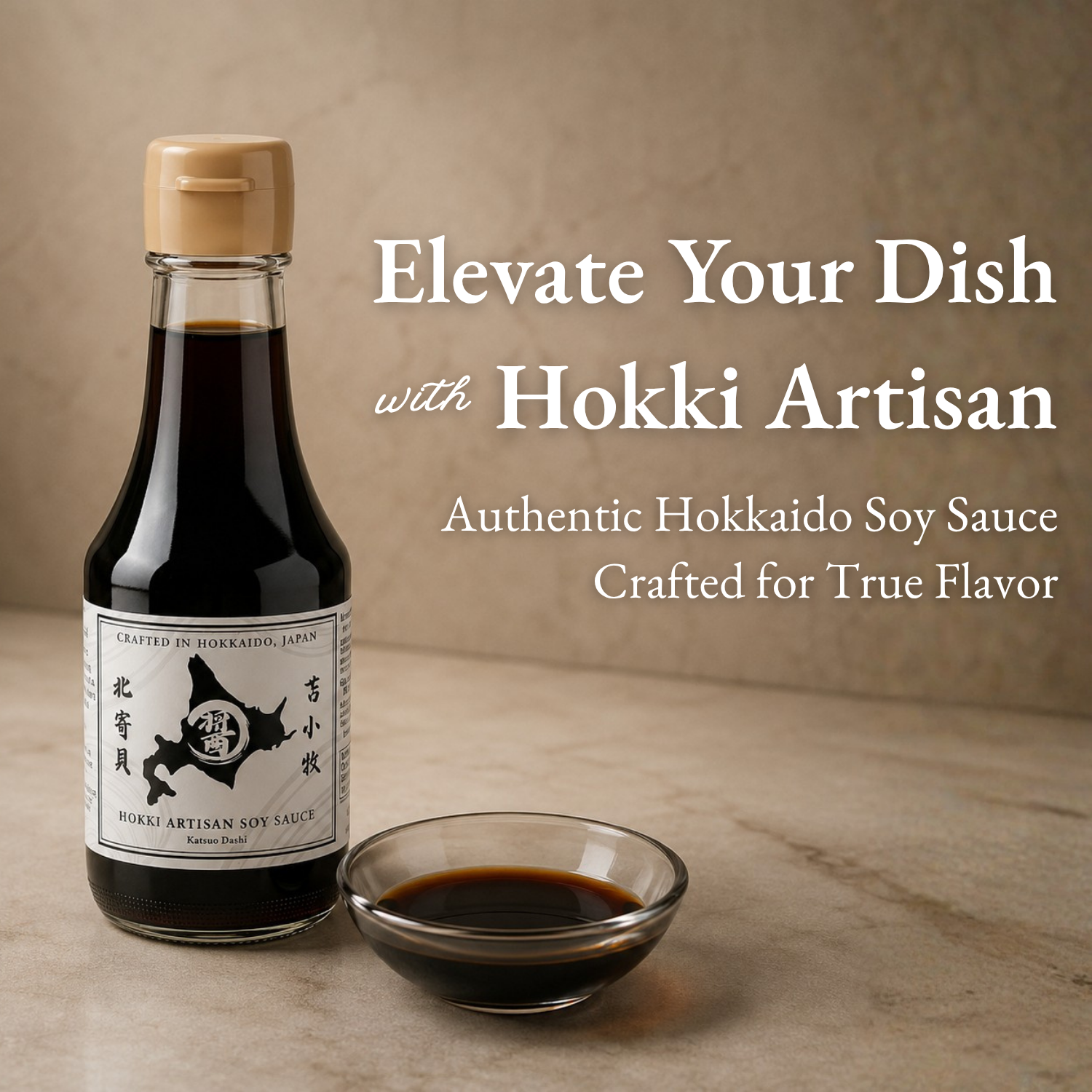 Hokki Artisan Soy Sauce – Hokkaido Tomakomai Crafted Katsuo-Flavored